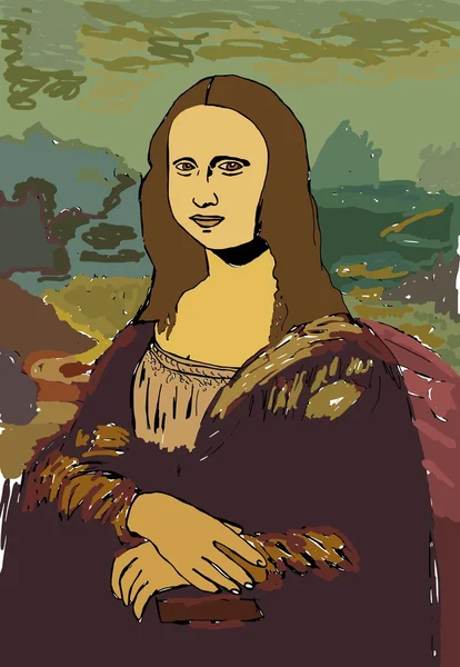 Лиза, Мона — стоковое фото