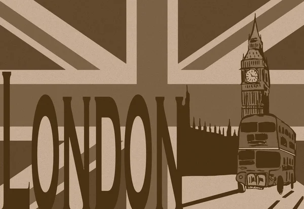 London city vintage — Zdjęcie stockowe