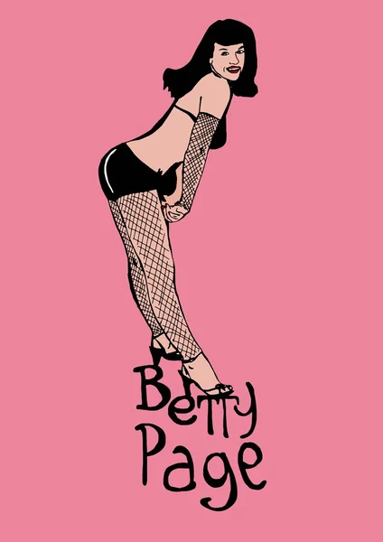 Betty Page — Stok fotoğraf