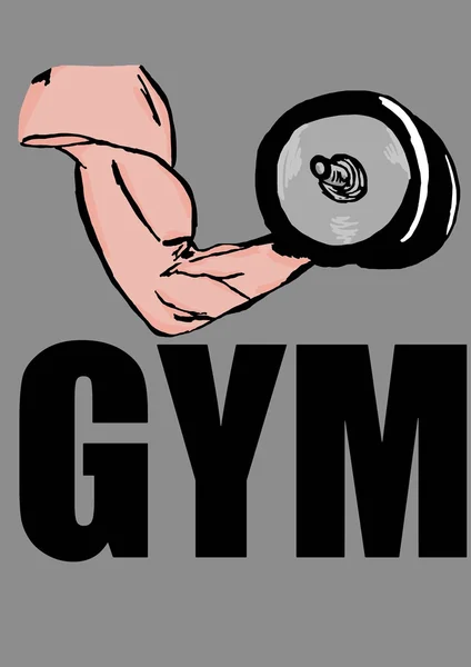 Gym arm — Stockfoto