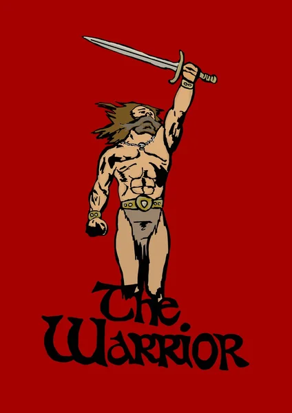 El guerrero — Foto de Stock
