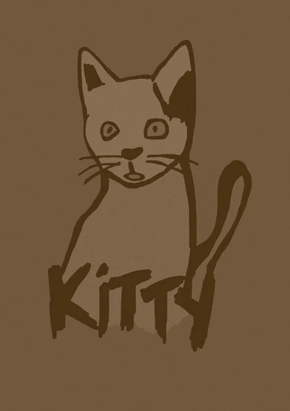 Croquis Kitty vintage — Photo