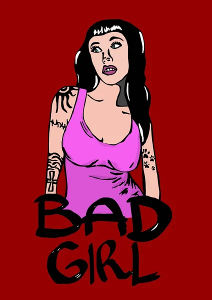 Bad girl — Stock Photo, Image