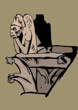 Düşünceli çirkin yaratık