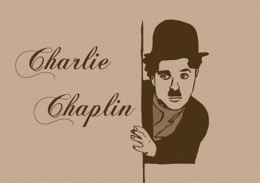 Vintage Charlie Chaplin clipart
