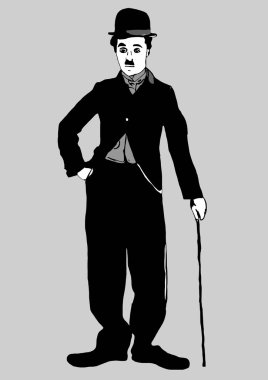 Charlie Chaplin clipart