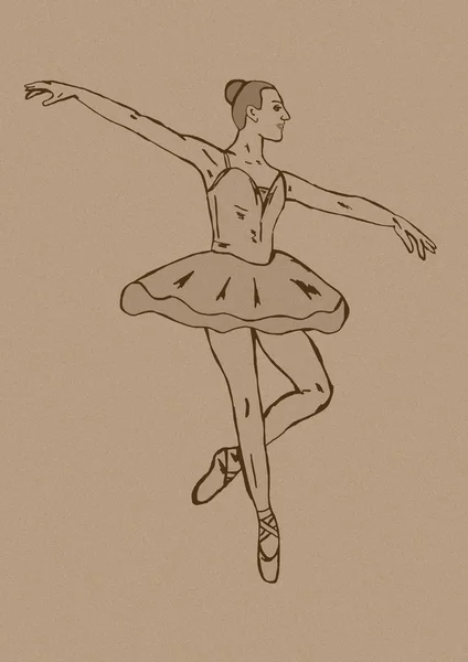 Винтажные балерины — стоковое фото