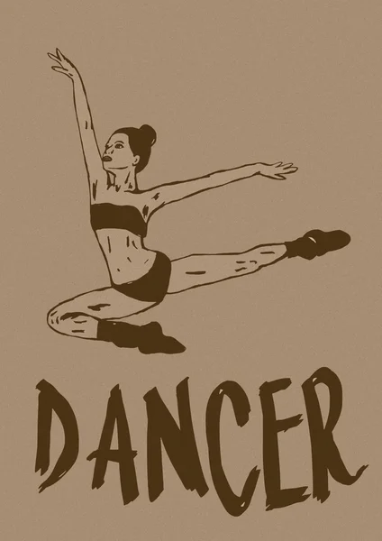 Танцюрист vintage — стокове фото
