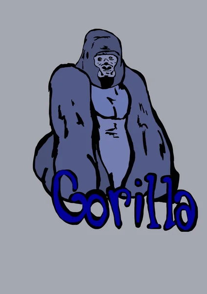 Gorilla — Stockfoto