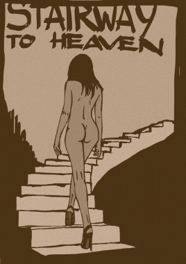 Cennet vintage için merdiven