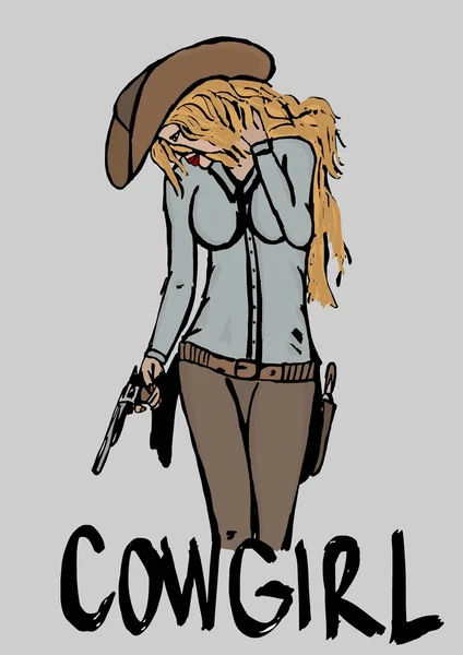 Cowgirl — Zdjęcie stockowe
