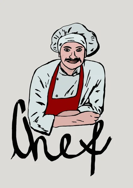 Chef. — Foto de Stock