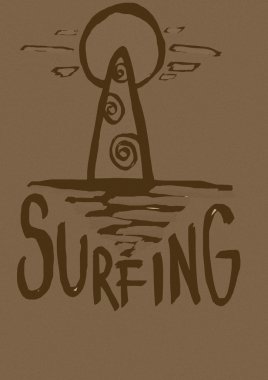 Surfing vintage