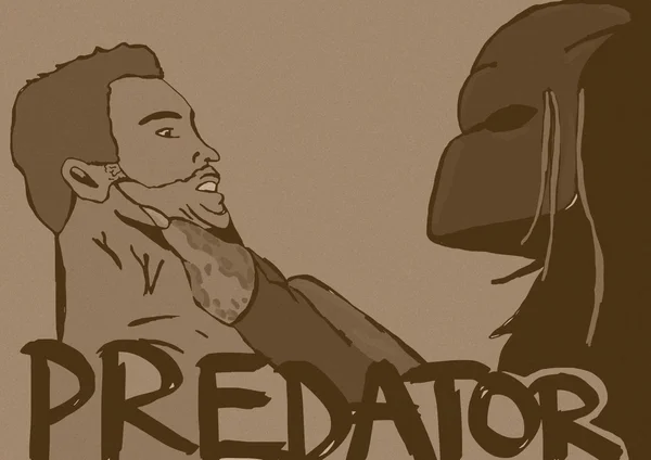 Predator vintage — 图库照片
