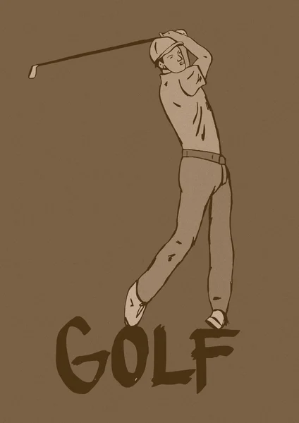Vendimia del golf — Foto de Stock