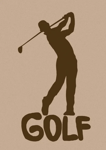 Golf icône vintage — Photo