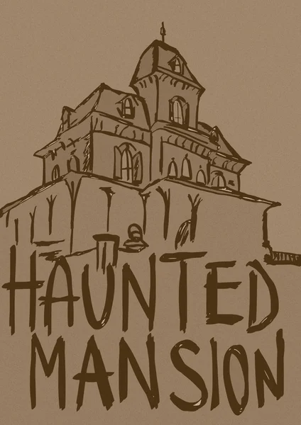 Haunted mansion vintage — Stockfoto