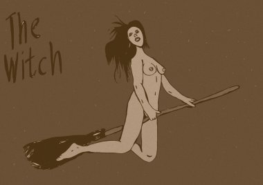 Çıplak cadı vintage