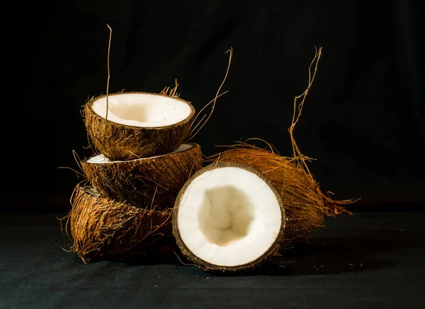 Coconuts Naturally Burlap Fresh Tree — Stock Photo, Image