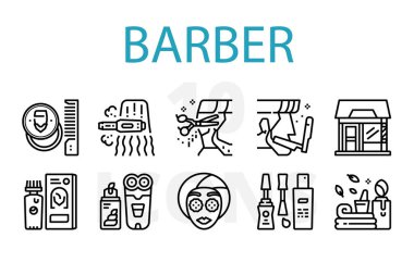 Berber simgelerinin vektör çizimi