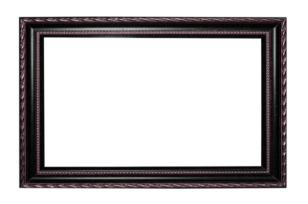 Wooden frame for painting or picture on white background — Stock Photo, Image