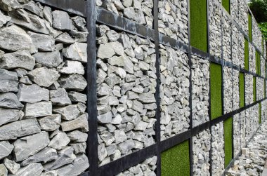 duvar, taş ve suni çim