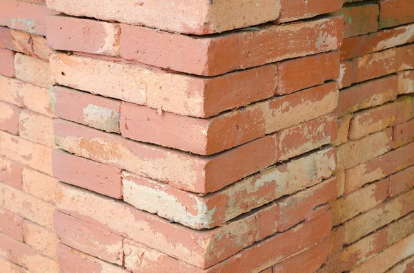 Old Brown Bricks Wall Pattern. — Stock Photo, Image