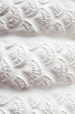 Ejderha heykeli ile arka plan