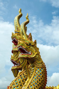 Naga stutue tapınak Tayland