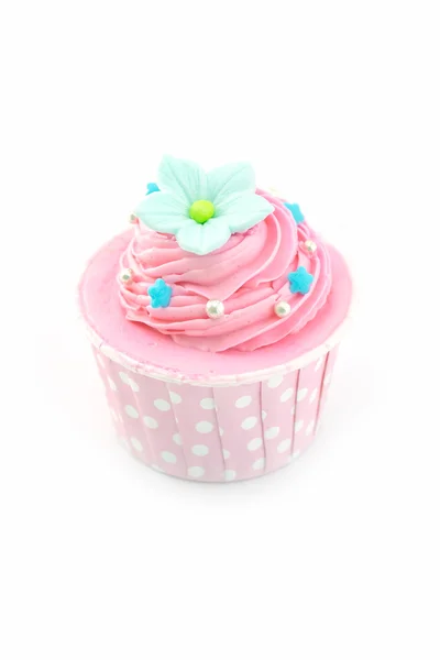 Cupcake couleur colorée isolé — Photo