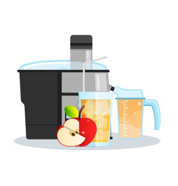 Meyve suyu ve meyve kokteyli yapmak için meyve sıkacağı veya blender