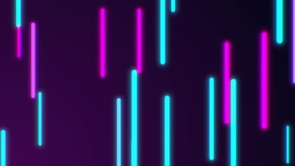 Abstrakt sömlös bakgrund blå lila linjer loopas animation — Stockvideo