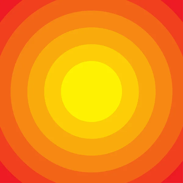 Rode Gele Kleur Verloop Cirkel Achtergrond — Stockvector