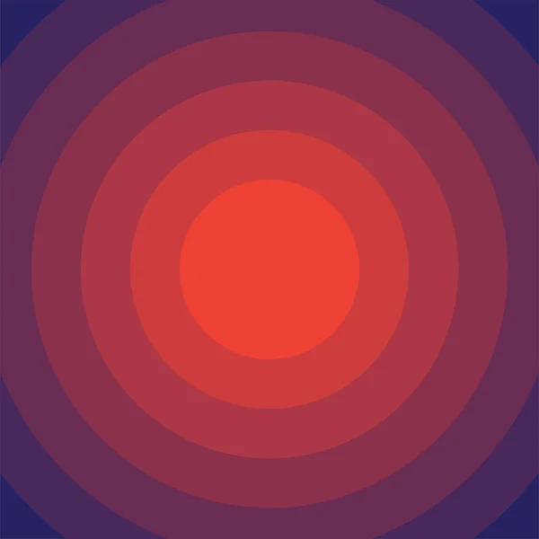 Deep Blue Red Color Verloop Cirkel Achtergrond — Stockvector