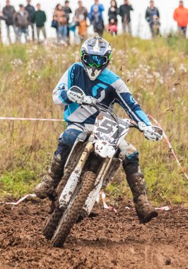 Rusya, Volgodonsk - 2 Haziran 2015 Motosiklet Yarışı Rallisi