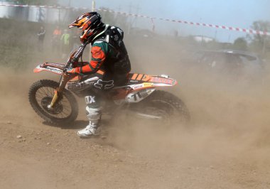 Rusya, Volgodonsk - 2 Haziran 2015 Motosiklet Yarışı Rallisi