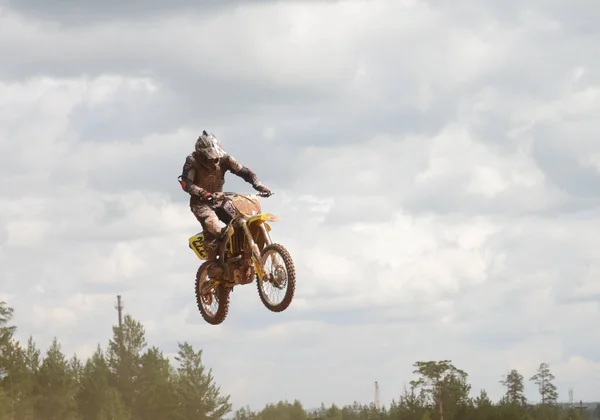 Russia Volgodonsk Giugno 2015 Motorcycle Racing Rally Cross Country — Foto Stock