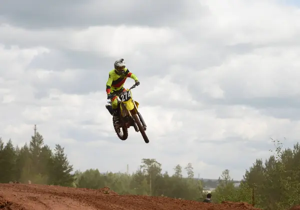 Russia Volgodonsk June 2015 Motorcycle Racing Rally Cross Country — 스톡 사진