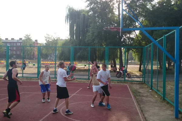 Ryssland Volgodonsk Juni 2015 Basket Sport Basket Spel — Stockfoto