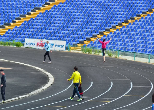 Ρωσία Volgodonsk Ιουνίου 2015 Run Αθλητισμός Για Όλους — Φωτογραφία Αρχείου