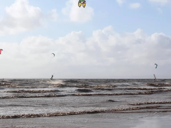 Parachutespringen Skydiving Sport Voor Dapperen — Stockfoto