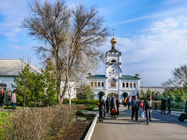 Holy Assumption Monastery Monastery Holy Dormition Appearance Monastery Area — Stock Photo, Image