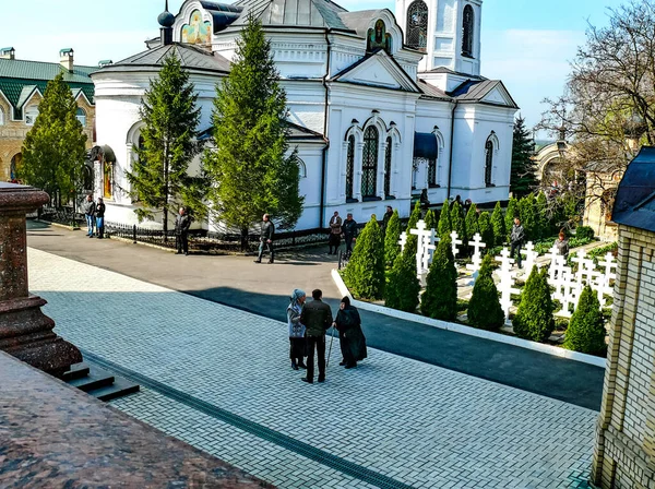 Holy Assumption Monastery Russia April 2012 Monastery Holy Dormition Appearance — Stock Photo, Image