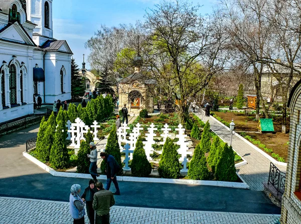 Kutsal Varsayım Manastırı Rusya Nisan 2012 Kutsal Koğuş Manastırı Manastırın — Stok fotoğraf