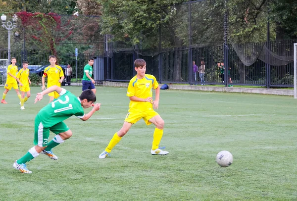 Russia Volgodonsk May 2015 Football Game Training Matches Junior Teams — Stock Photo, Image