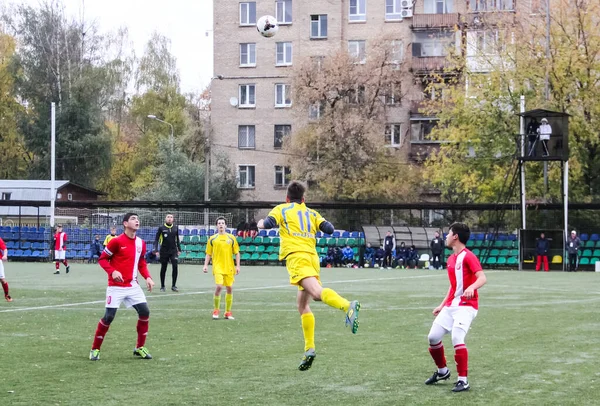 Oroszország Volgodonsk Május 2015 Focimeccs Képzési Mérkőzések Junior Csapatok Rajongók — Stock Fotó