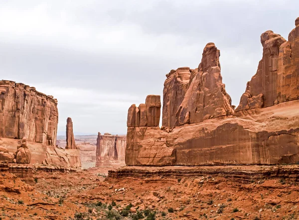 Přírodní Národní Park Utah Krajina Skály Silnice Propinki Park Utah — Stock fotografie