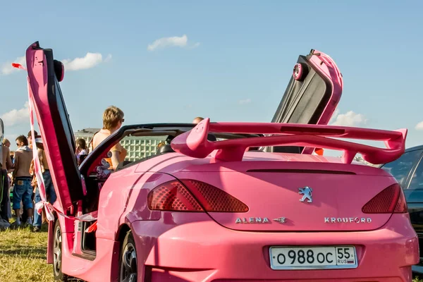 Moscou Rússia Junho 2016 Exposição Carros Raros Antigos Modelos Carros — Fotografia de Stock