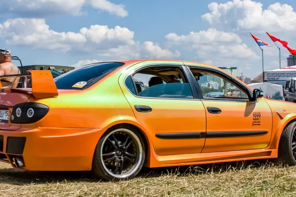 Moscou Rússia Junho 2016 Exposição Carros Raros Antigos Modelos Carros — Fotografia de Stock