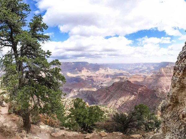 Der Grand Canyon Blick Auf Den Canyon Die Landschaft Und — Stockfoto